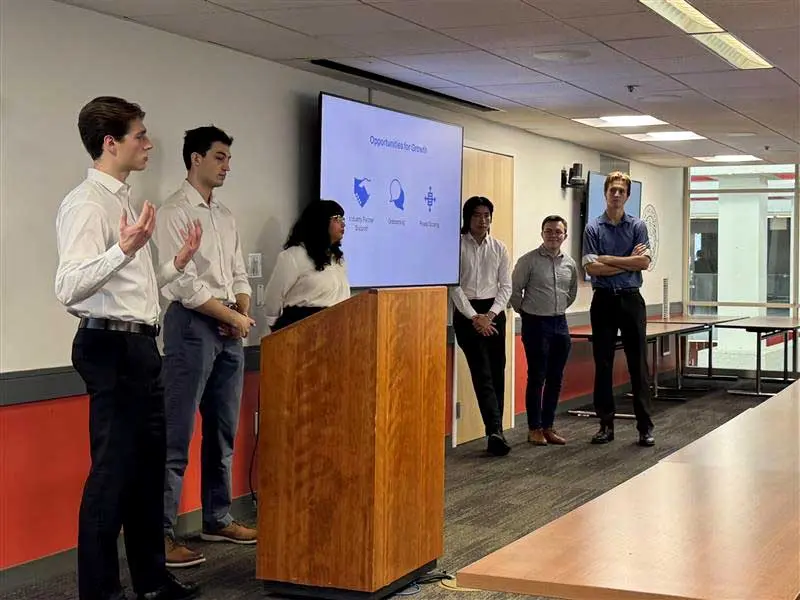 NExT students presenting