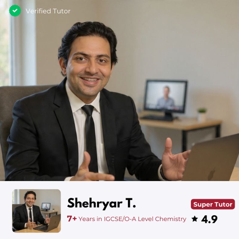 image of a verified chemistry tutor