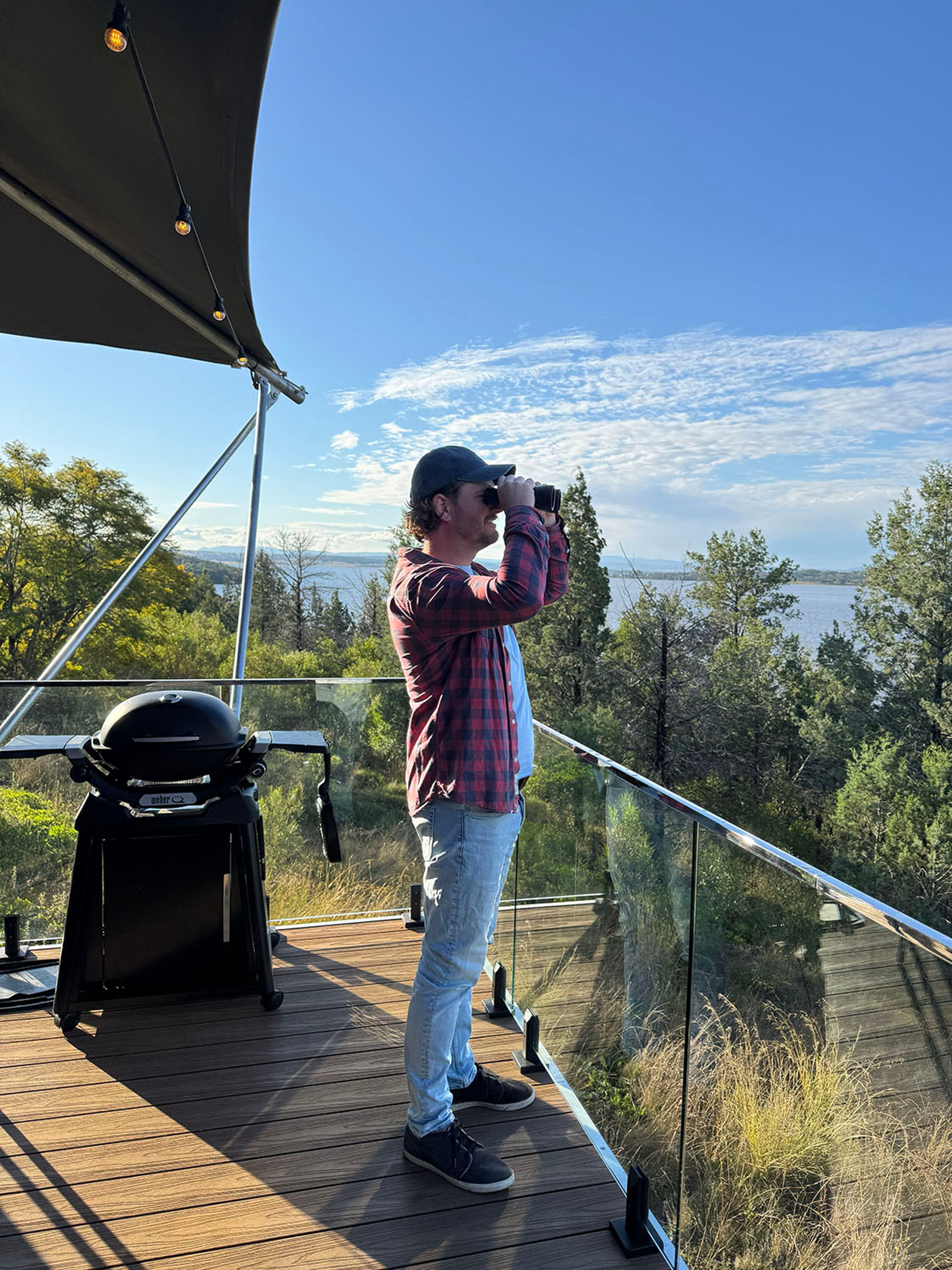 Birdwatching at Wilderluxe Lake Keepit