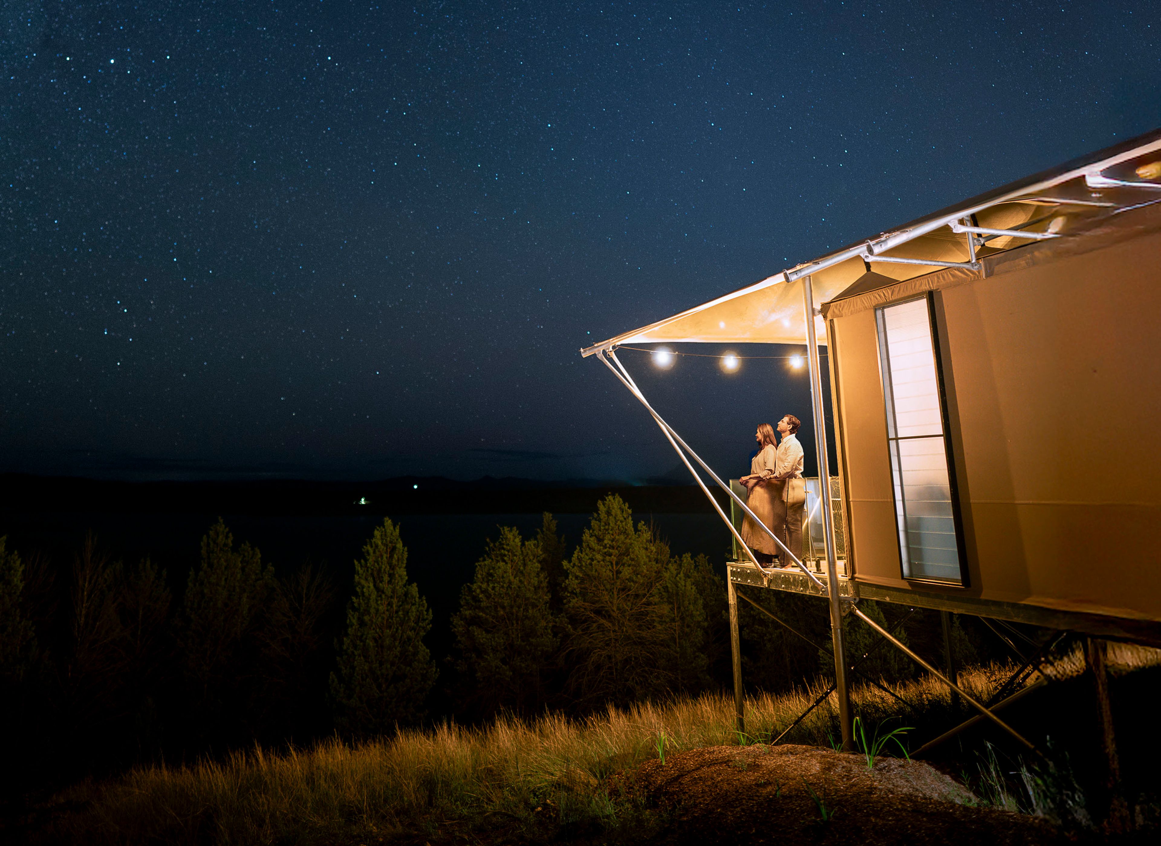 Star-gazing at Wilderluxe Lake Keepit