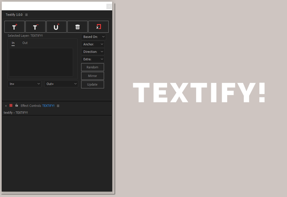 A short demo of the Textify plugin