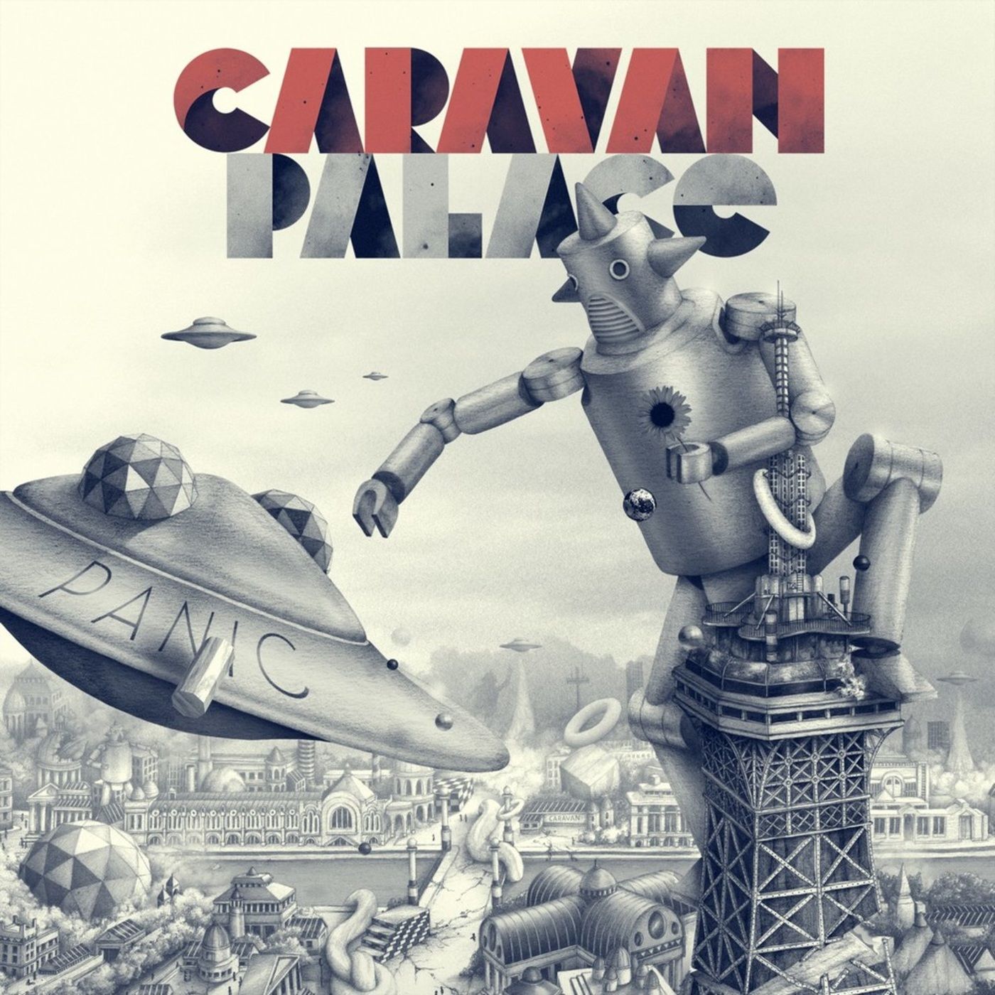 "Panic" by Caravan Palace cover art