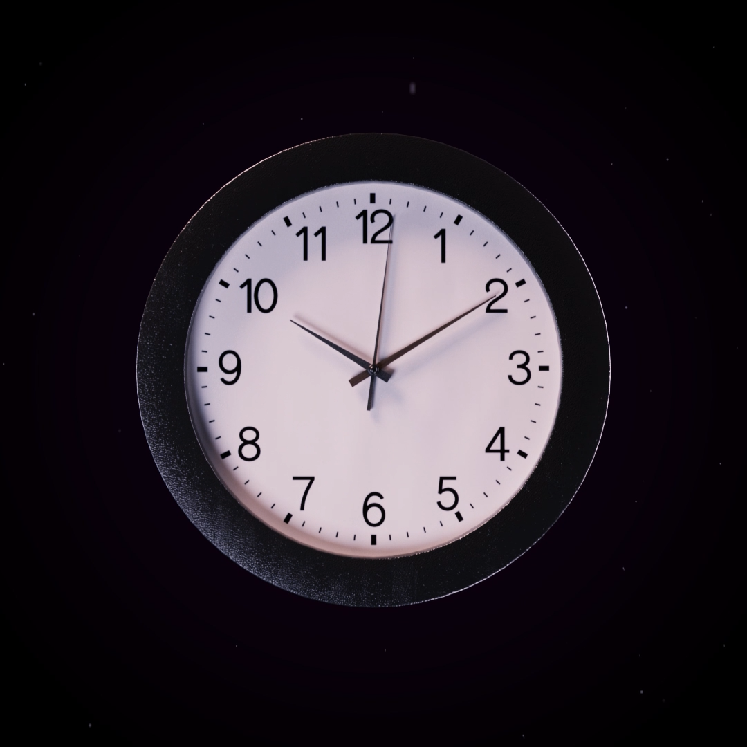 Clock still frame