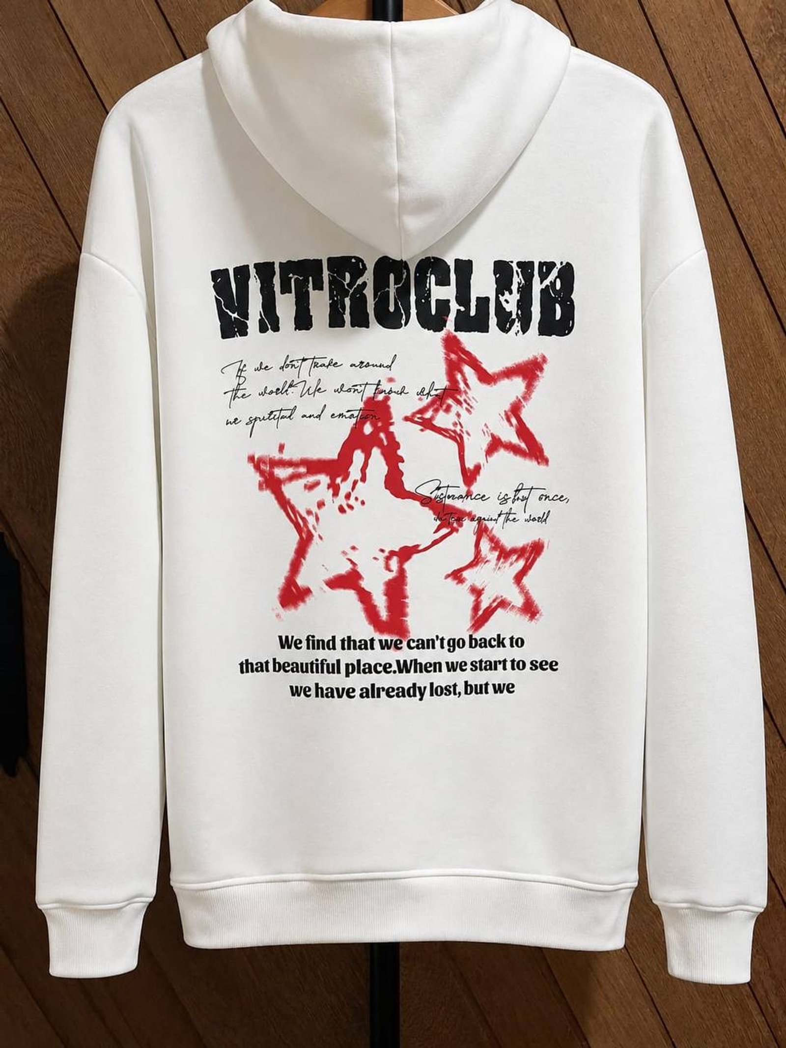Buzo con estampado talle xl