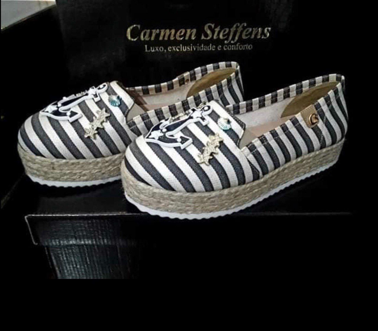 Alpargatas Carmen Steffens náutico Con plataforma