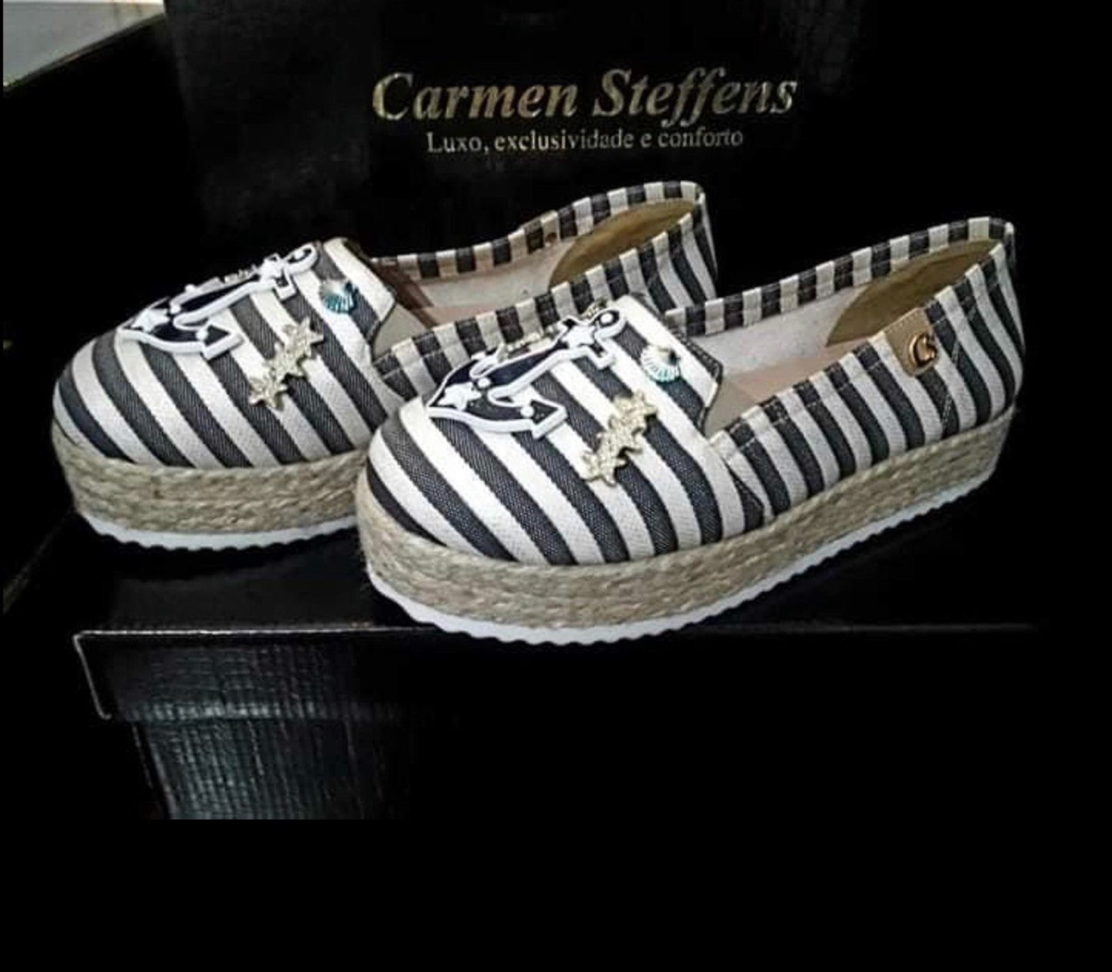 Alpargatas Carmen Steffens náutico Con plataforma