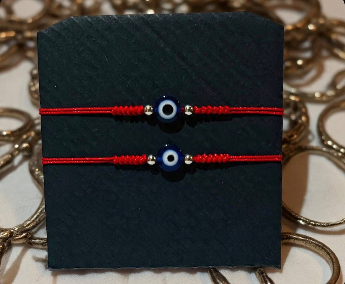 Set x 2 pulseras de Ojo turco