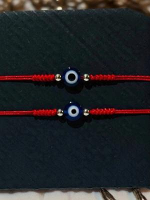 Set x 2 pulseras de Ojo turco