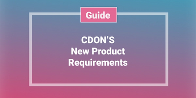 CDON - New Product Requirements