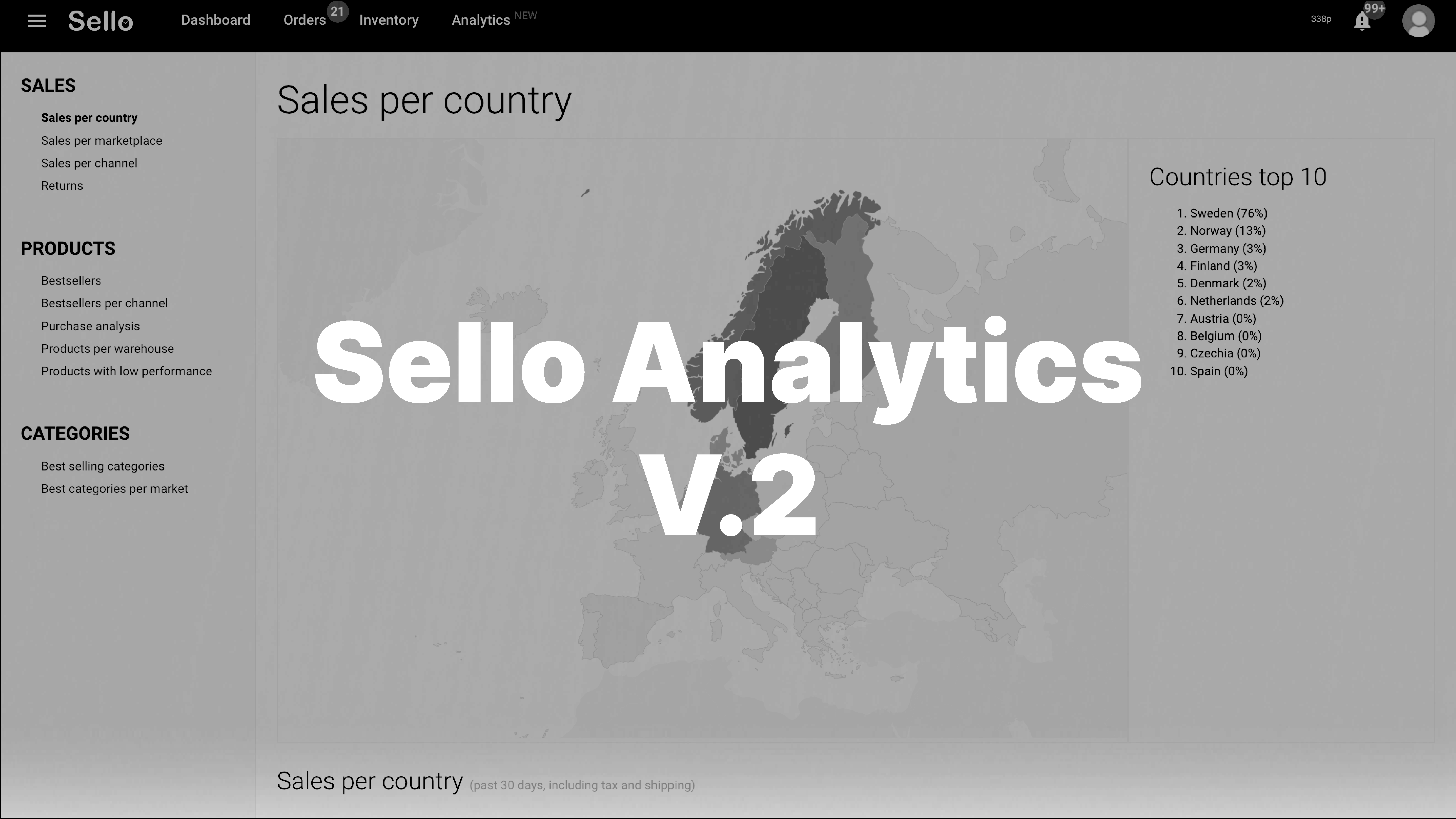 Sello Analytics version 2.