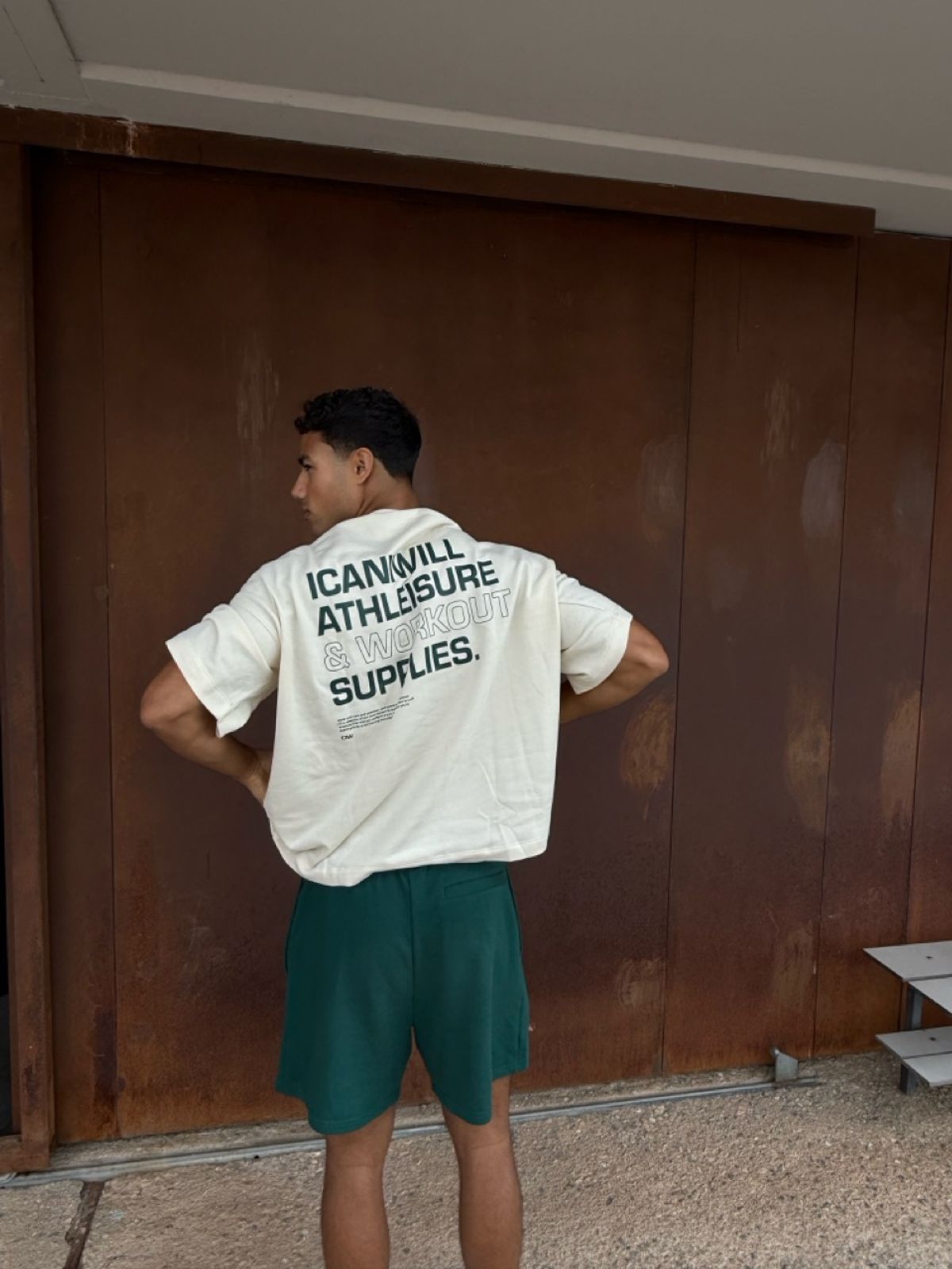Everyday Oversized Terry T-shirt Cream