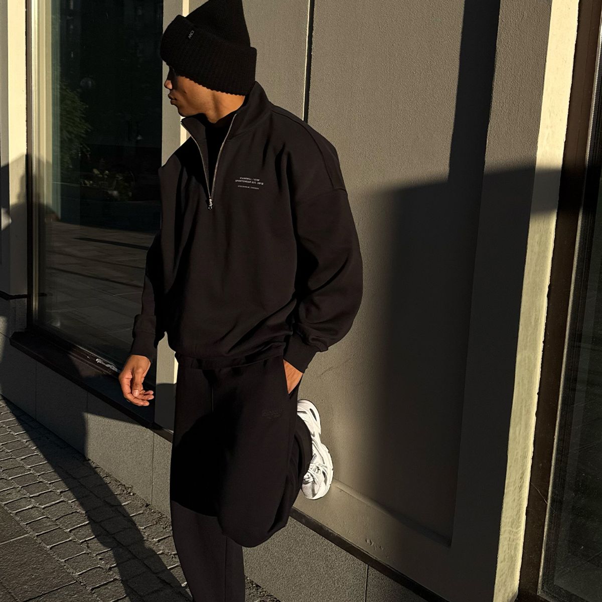 Everyday 1/4 Zip Sweatshirt Print