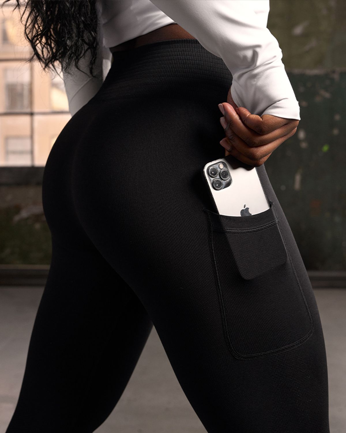 Image of Tights med fickor