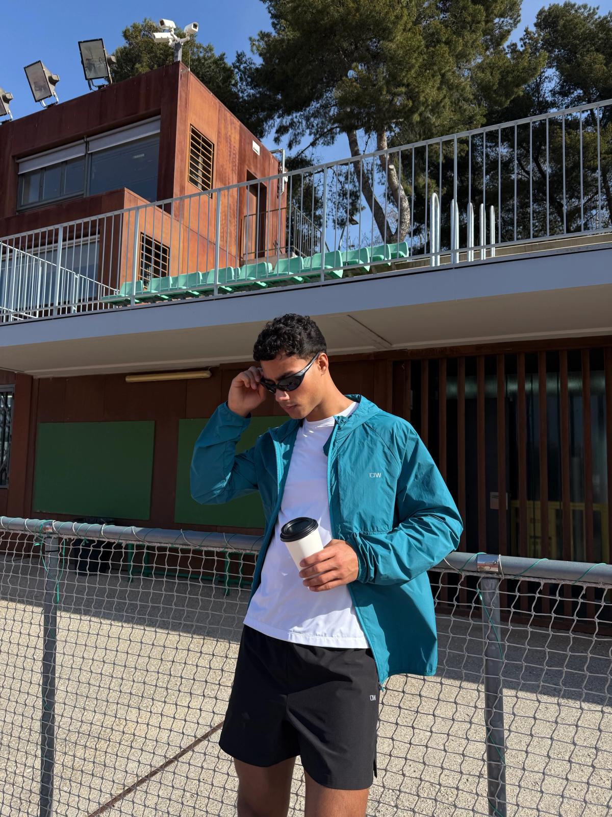 Essential Wind Jacket M Lagoon Blue