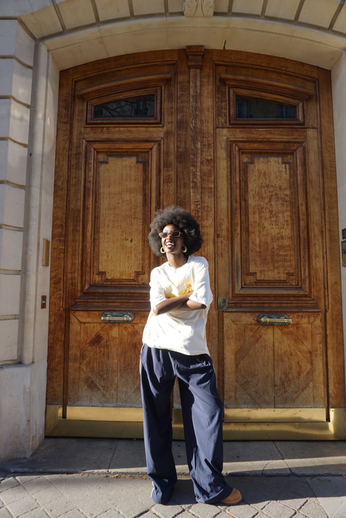 Everyday Oversized Cotton T-shirt Cream White