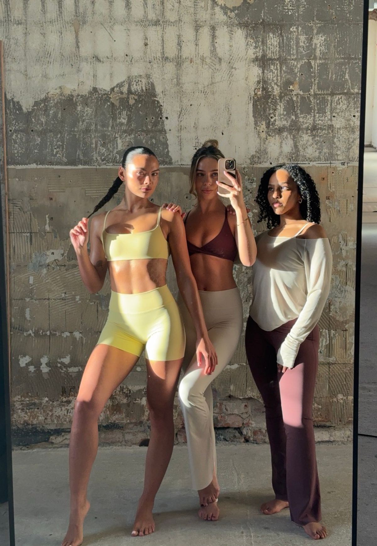 Nimble Molded Sports Bra Fading Yellow