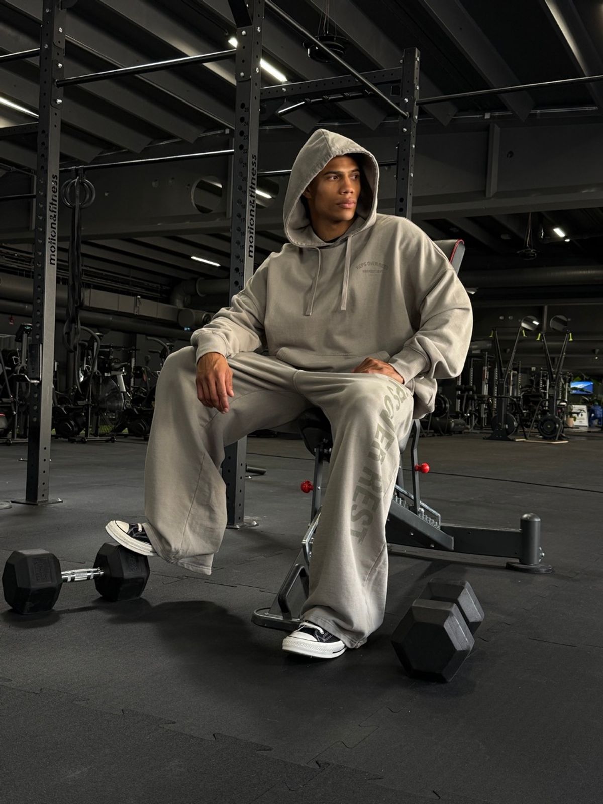 Grit Hoodie Stonewashed Light Khaki Green