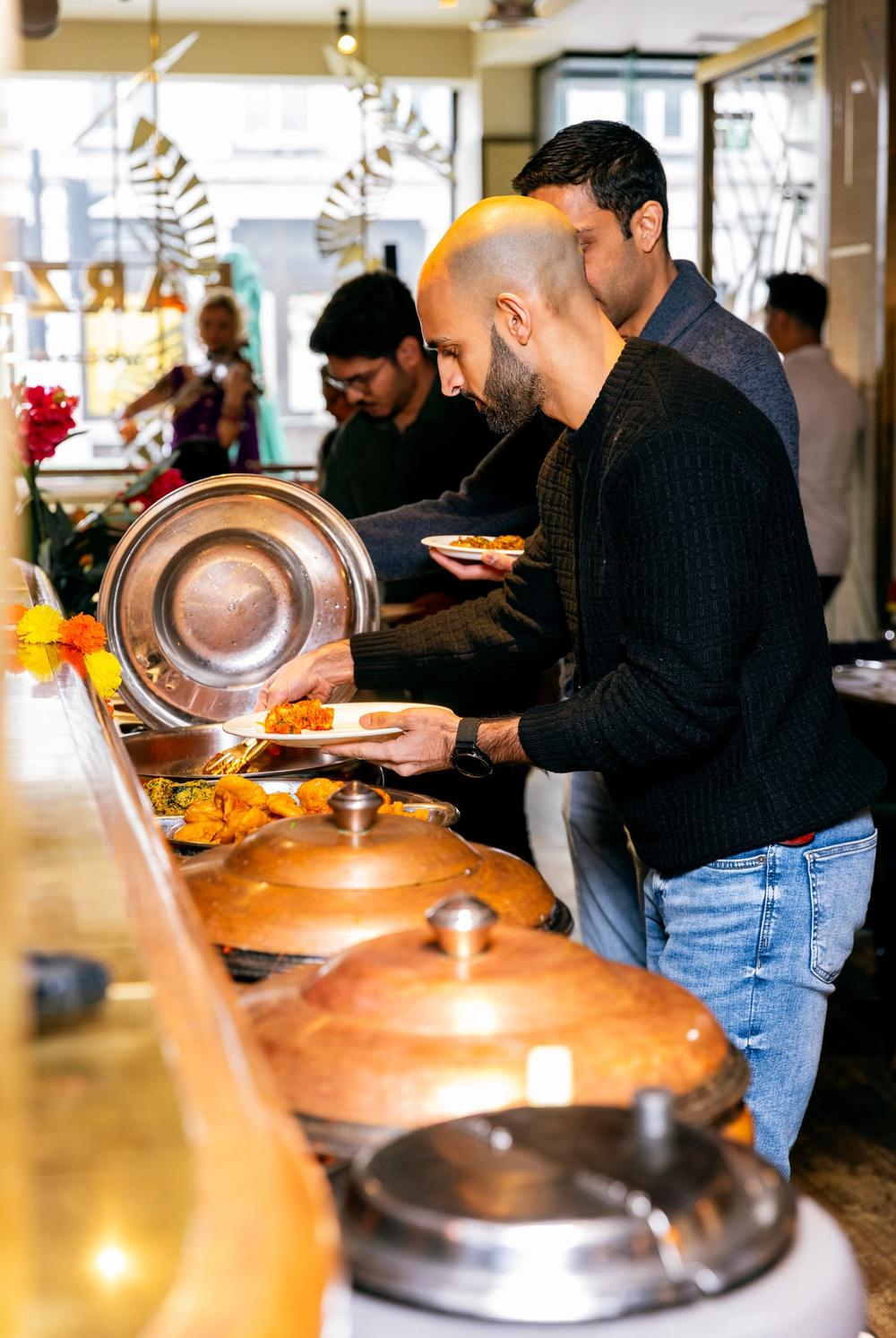buffet station