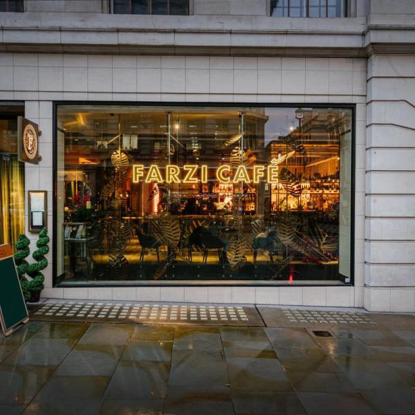 Farzi London Restaurant Front in Haymarket