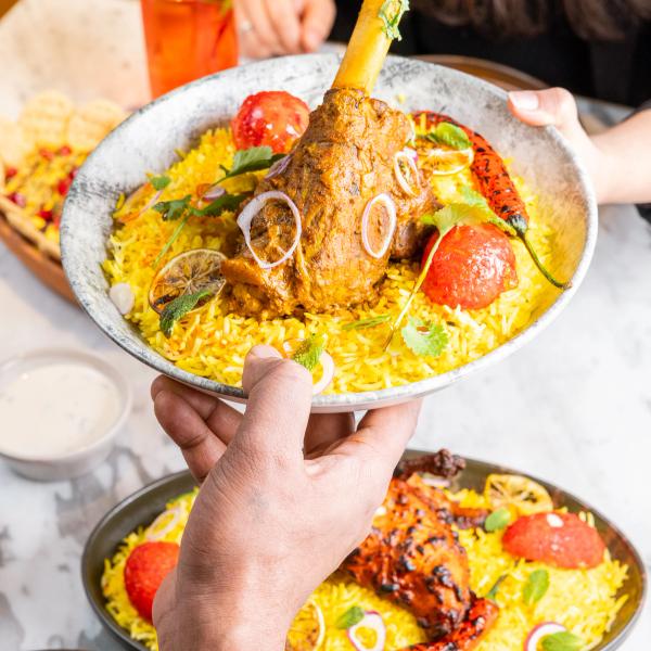 Lamb shank Biryani