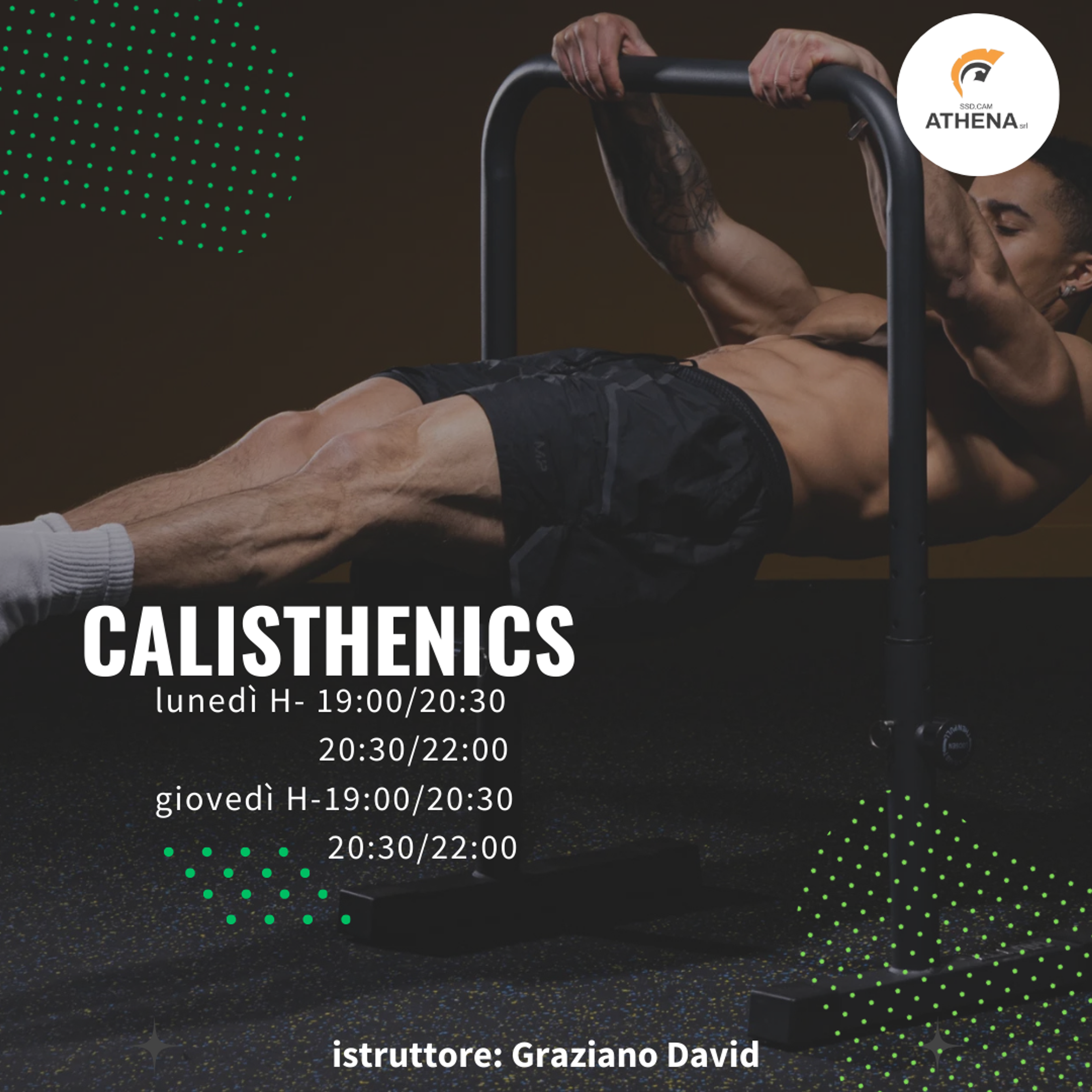 Locandina del corso Calisthenics