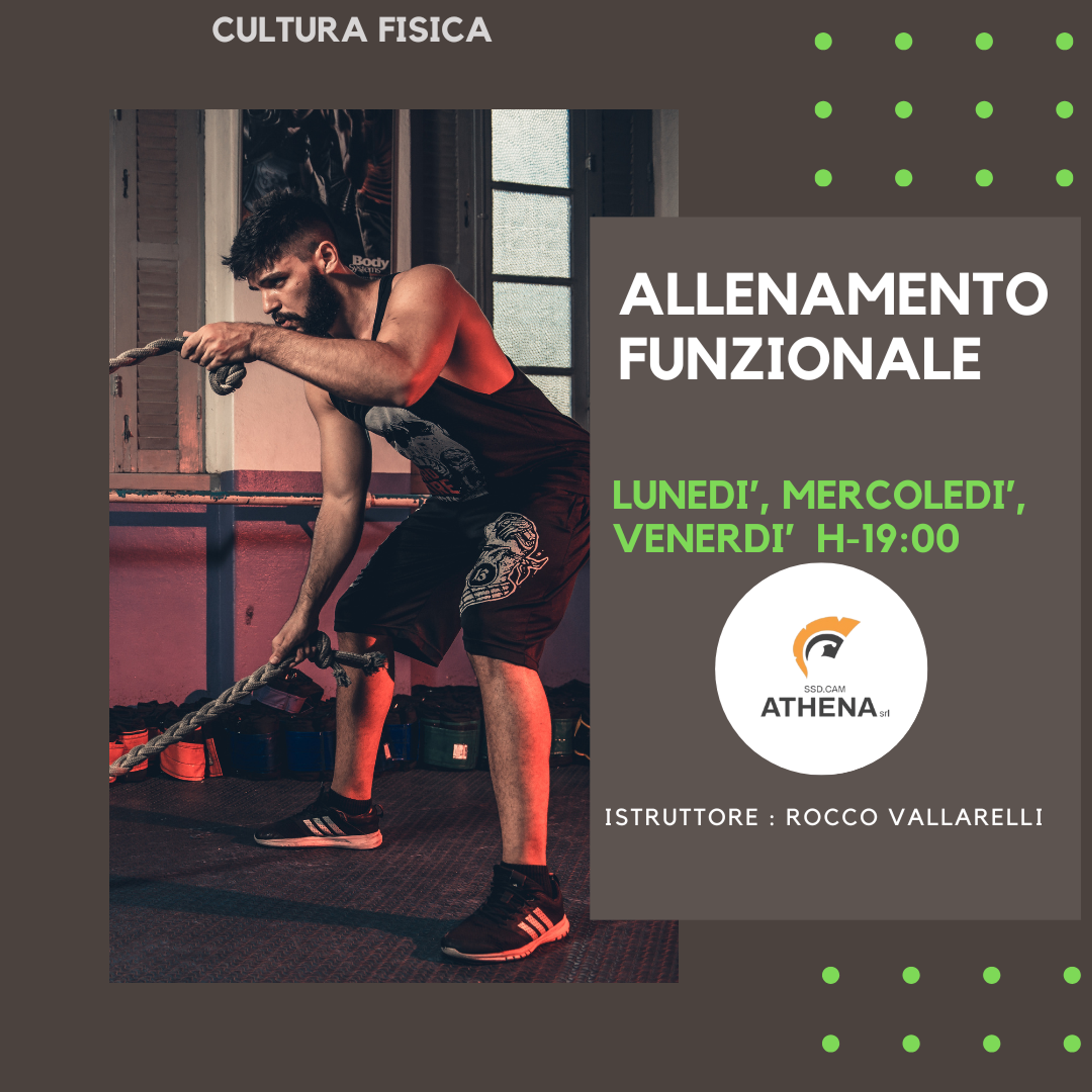 Locandina del corso Allenamento Funzionale