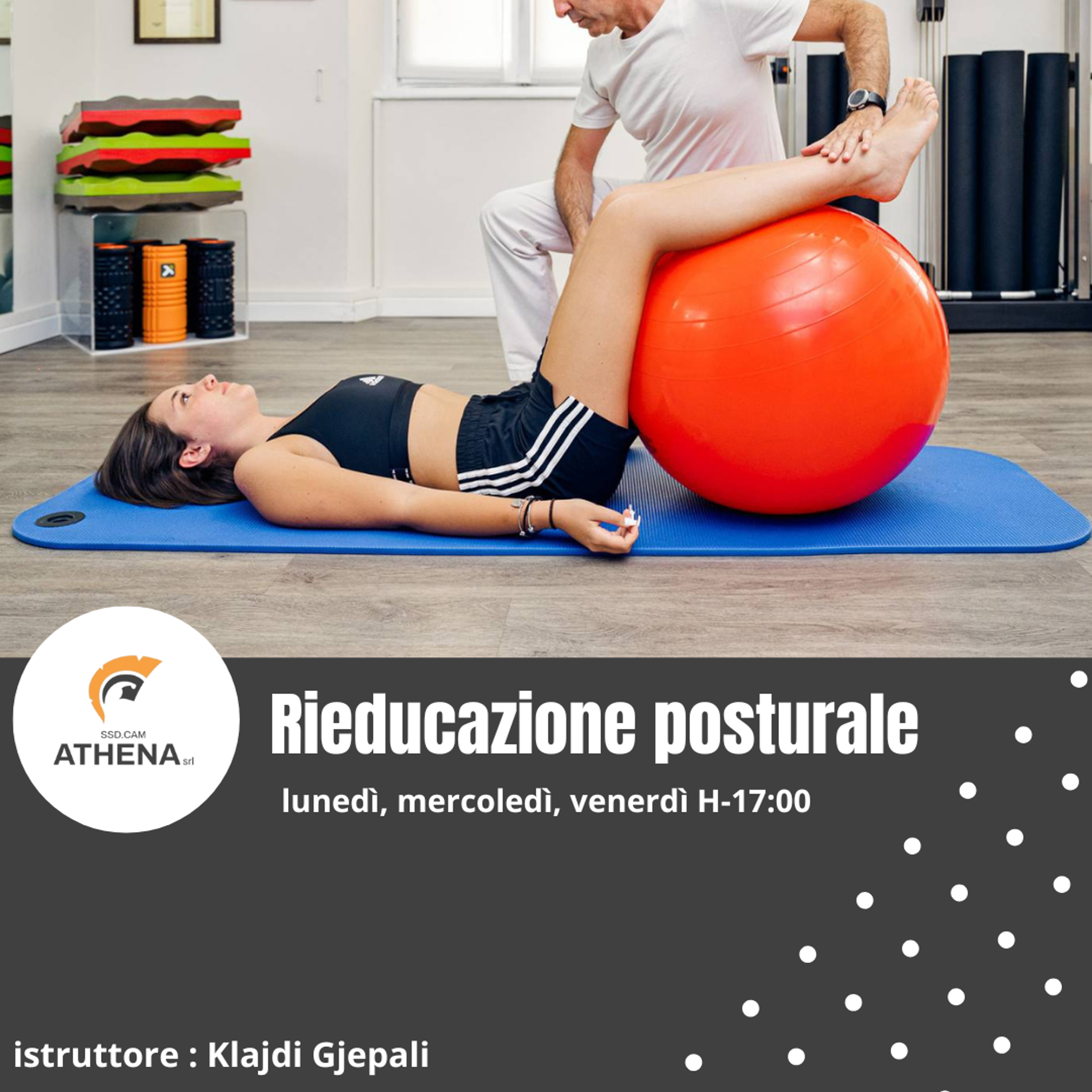 Locandina del corso Rieducazione Posturale