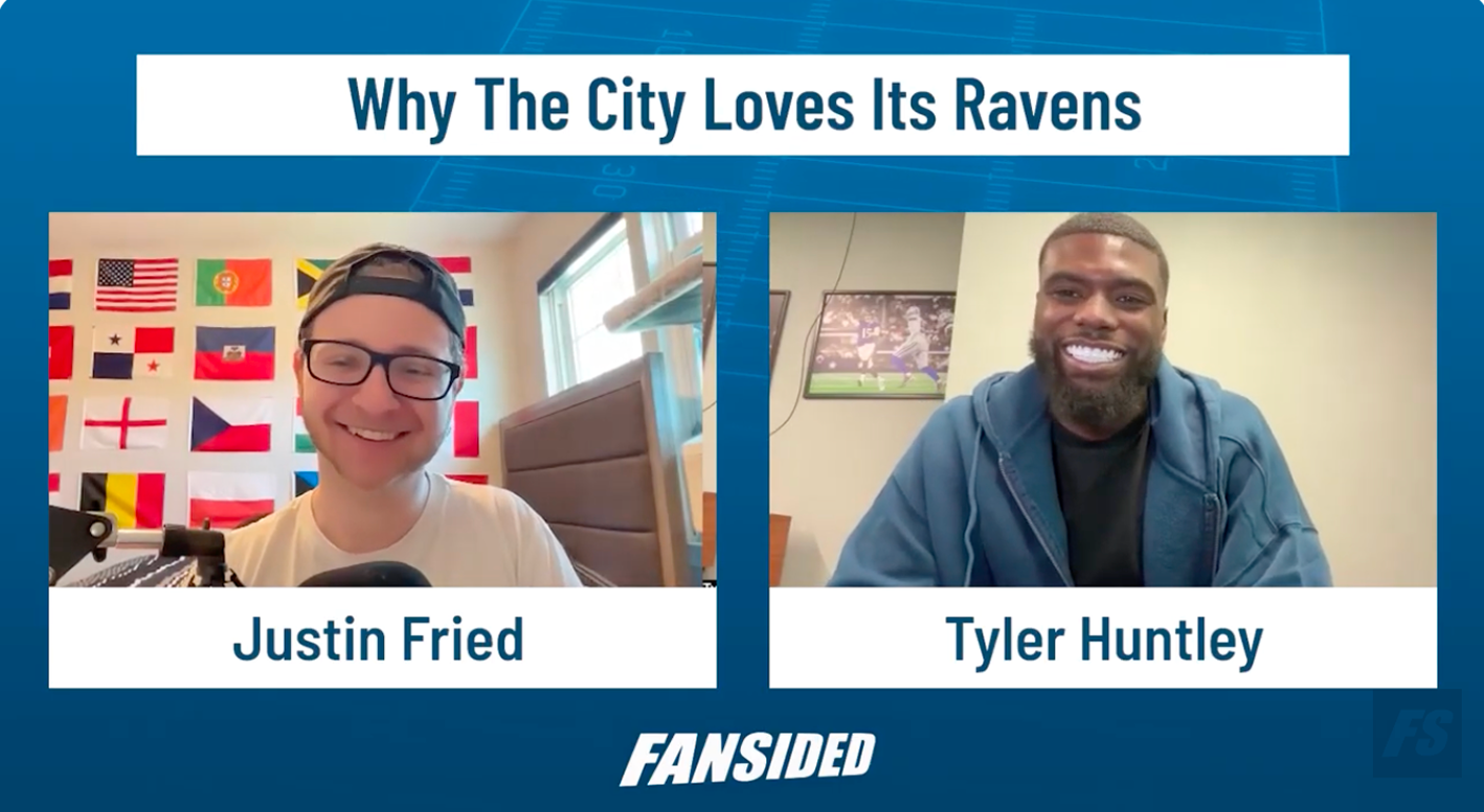 Fansided livestream interview with Baltimore Ravens player Tyler Huntley
