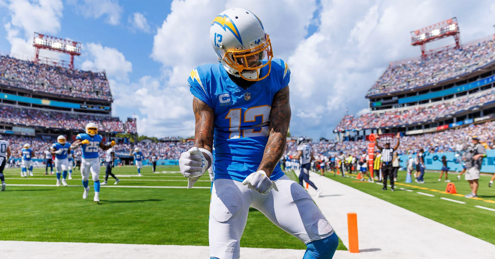 LA Rams touchdown celebration