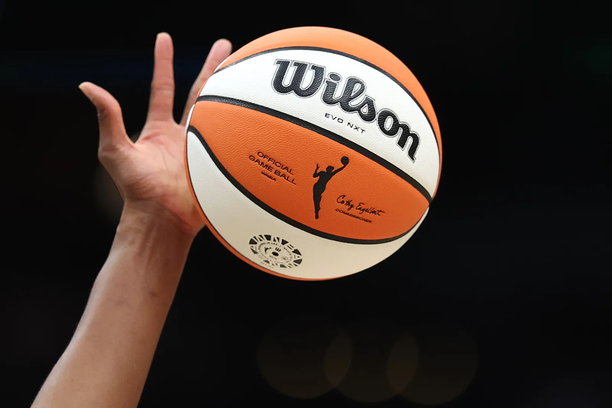 wnba basketball closeup