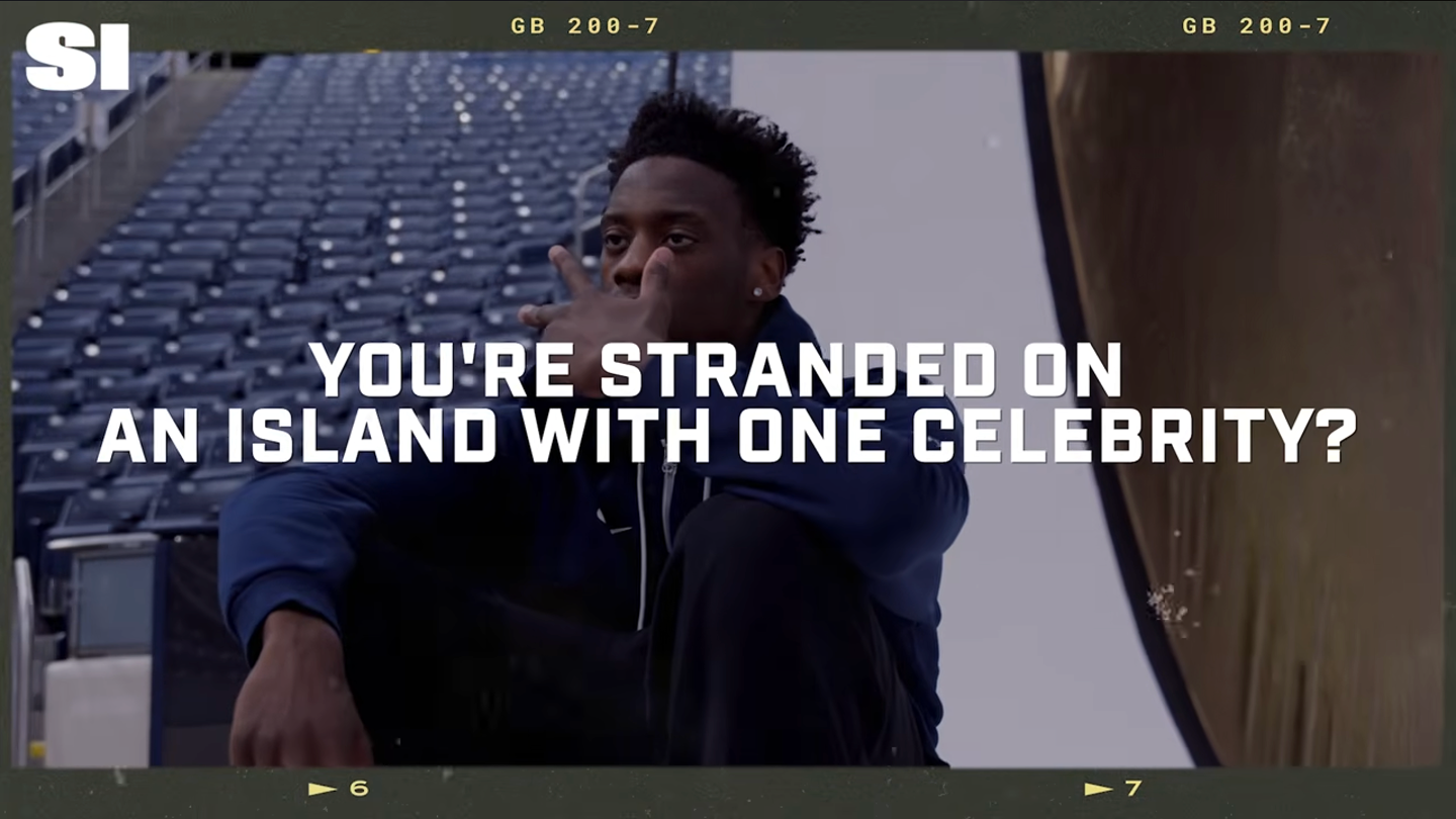 player sitting in an empty stadium