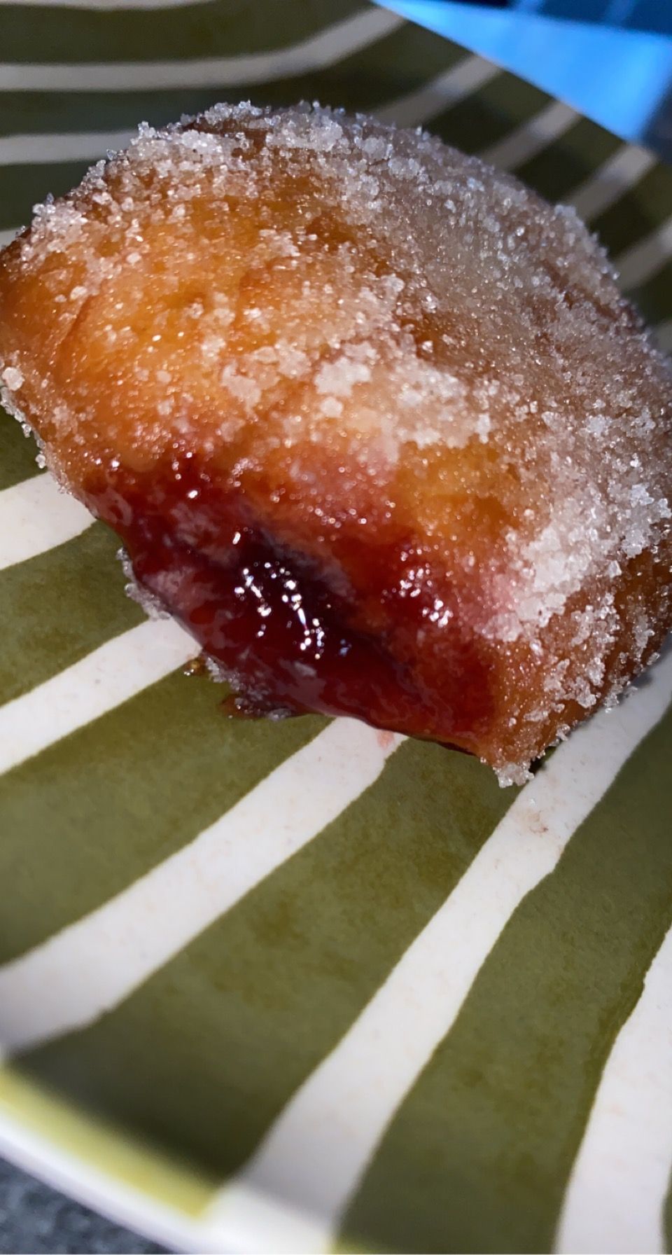 Raspberry-filled Sugar Donuts