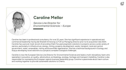 Profile of Caroline Mellor