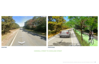 Provincetown proposed concept visualization Conwell Street to Howland Street