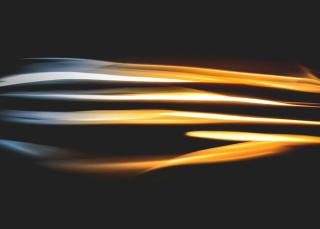 Abstract light/heat line pattern on dark background