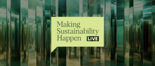 Making Sustainability Happen Live event brand graphic