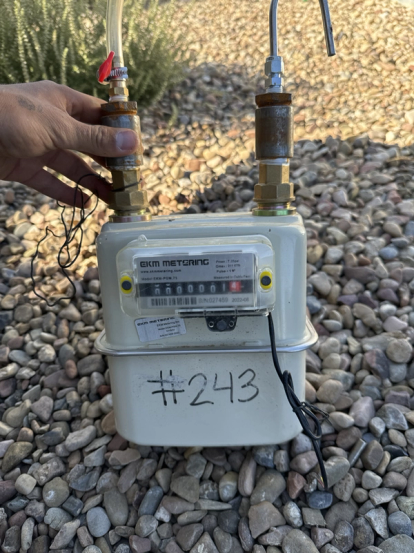 Emission measurement for an oil and gas client