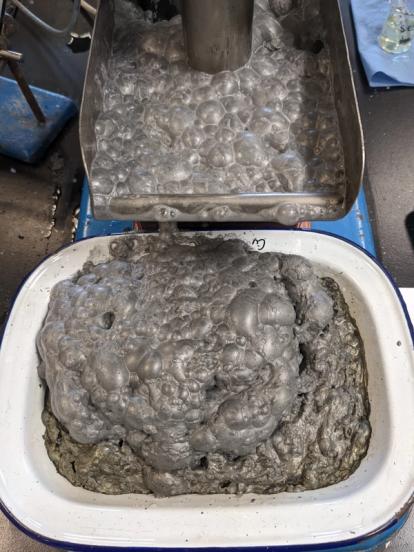 Froth flotation, contaminated concentrate