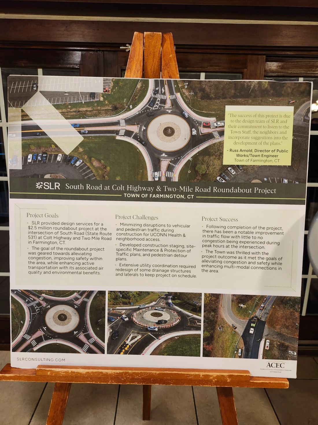 SLR wins ACEC CT Merit Award for Colt Highway Roundabout Project | SLR ...