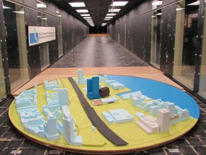 Wind tunnel testing with city model