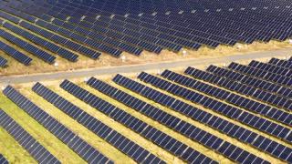 Field of solar panels