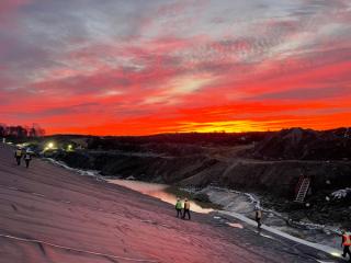 Tailings pond