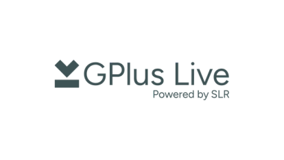 GPlus Live Powered by SLR Logo