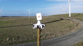 Automated shutdown on demand technology on a wind farm