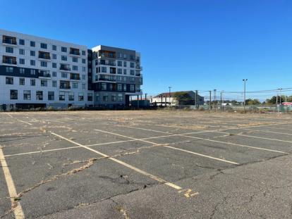 Revere Beach property, prior to construction