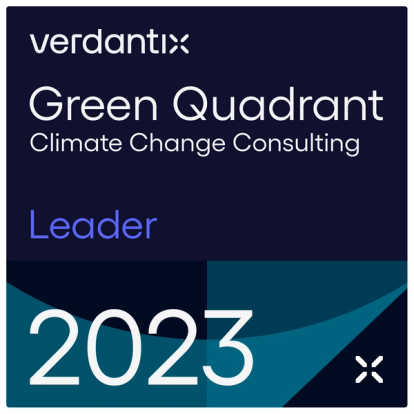Verdantix - Green Quadrant Climate Change Consulting Leader 2023