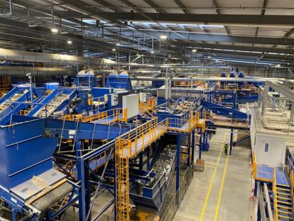 A material recyling facility