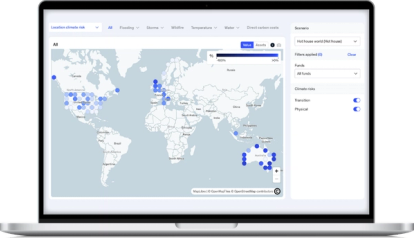 Location explorer on screen