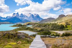 Landscape of Torres del Paine national park, Chile