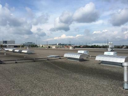 Rooftop air intakes